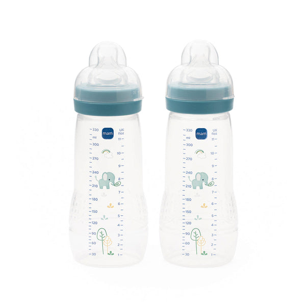 MAM Easy Active Bottle 330ml Blue 2Pk Baby Products Wholesaler