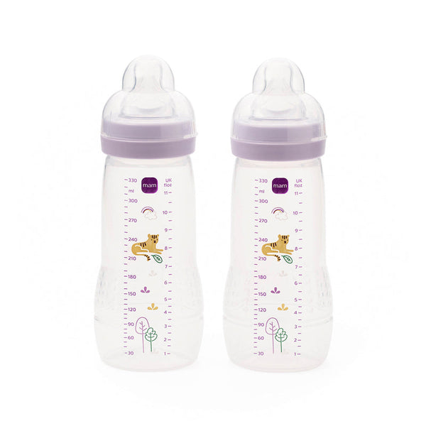 MAM Easy Active Bottle 330ml Pink 2Pk Baby Products Wholesaler