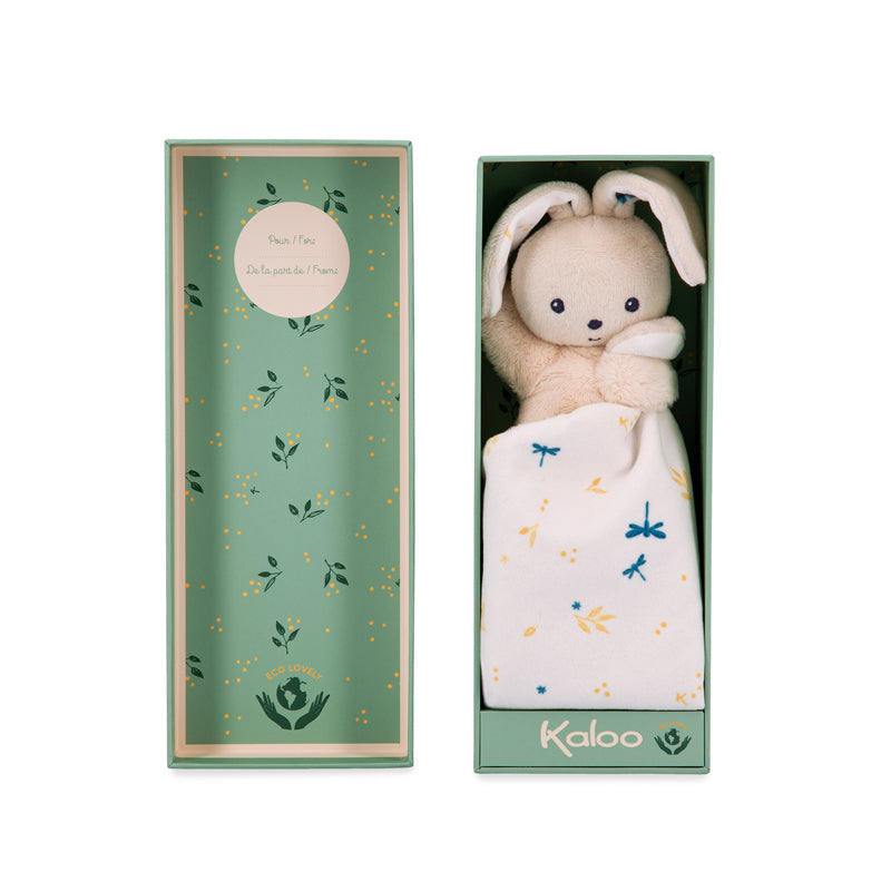 Kaloo Carre Douceur Doudou Rabbit White Delicate 17cm Baby Products Wholesaler