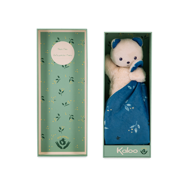 Kaloo Carre Douceur Doudou Bear Night-Owl 17cm Baby Products Wholesaler