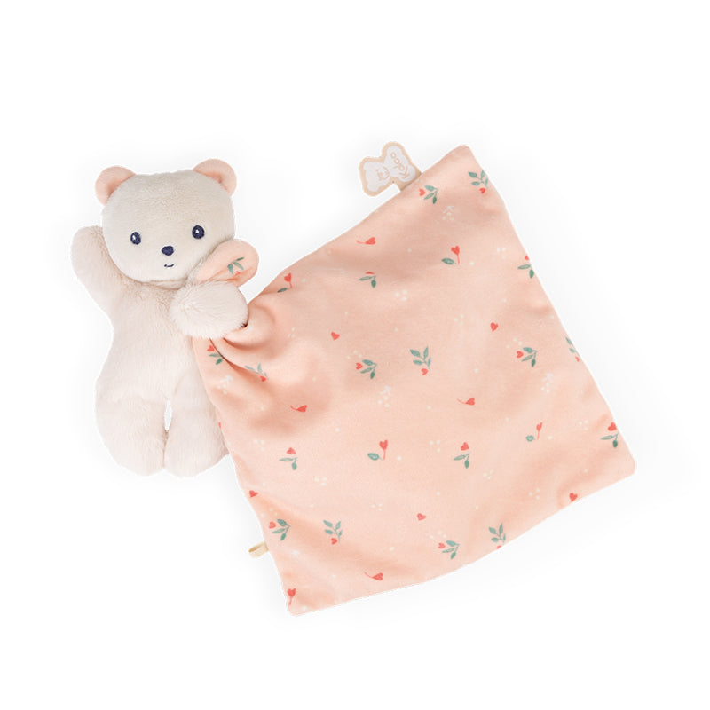 Kaloo Carre Douceur Doudou Bear Leaves Of Love 17cm Baby Products Wholesaler
