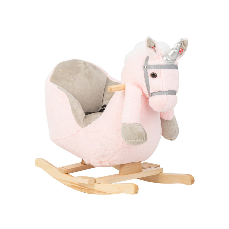 Kikka Boo Rocking Toy With Seat Pink and Sound Unicorn Baby Products Wholesaler