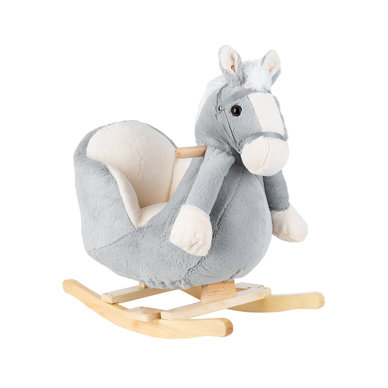 Kikka Boo Rocking Toy With Seat and Sound Grey Horse Baby Products Wholesaler