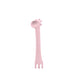 Kikka Boo Silicone Spoon With Fork Giraffe Pink Baby Products Wholesaler