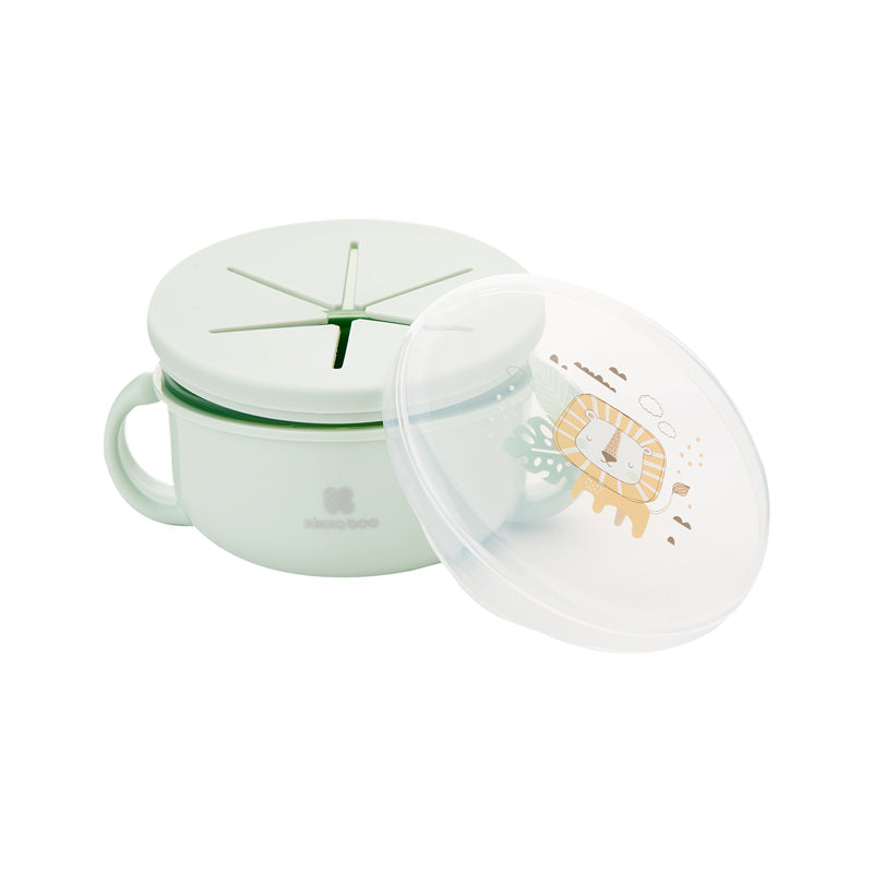 Kikka Boo Snack Bowl 2 In 1 Savanna Mint Baby Products Wholesaler