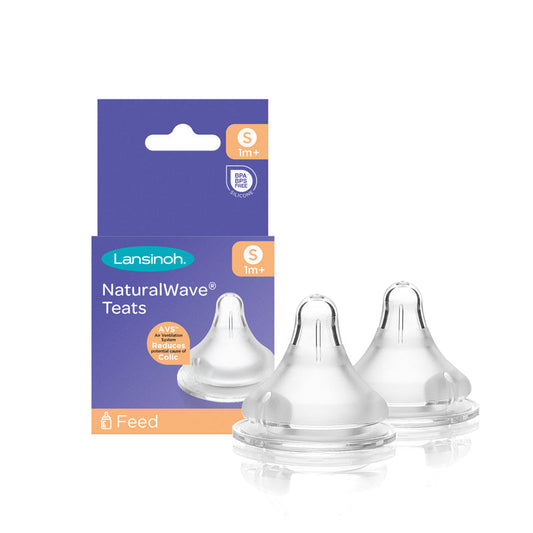 Lansinoh Natural Wave Teat Slow Flow 2Pk Baby Products Wholesaler