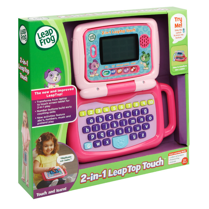 Leap Frog 2-in-1 LeapTop Touch Laptop pink Baby Products Wholesaler