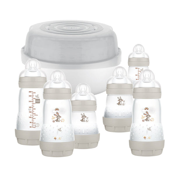 MAM Easy Start Bottle & Microwave Steriliser Set Baby Products Wholesaler
