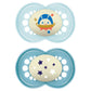 MAM Night Soother Blue Astro 18-36m 2Pk Baby Products Wholesaler