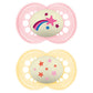 MAM Night Soother Pink Astro 18-36m 2Pk Baby Products Wholesaler