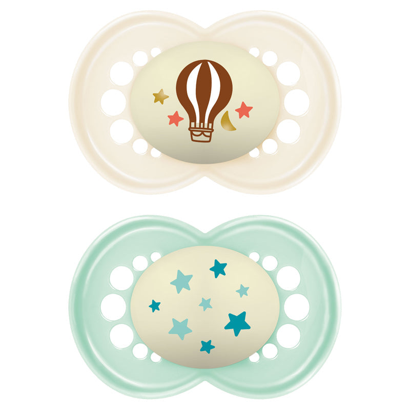 MAM Night Soother Unisex Astro 18-36m 2Pk Baby Products Wholesaler
