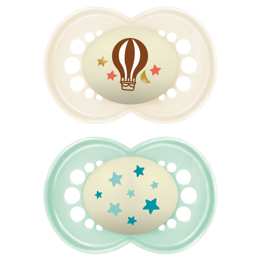 MAM Night Soother Unisex Astro 18-36m 2Pk Baby Products Wholesaler