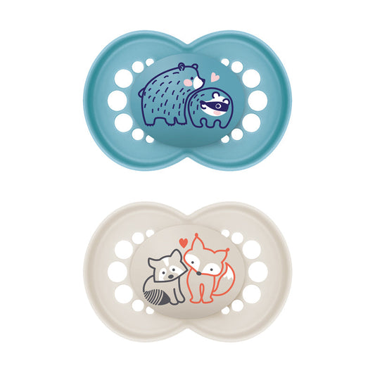 MAM Original Soother Blue Design 18-36m 2Pk Baby Products Wholesaler