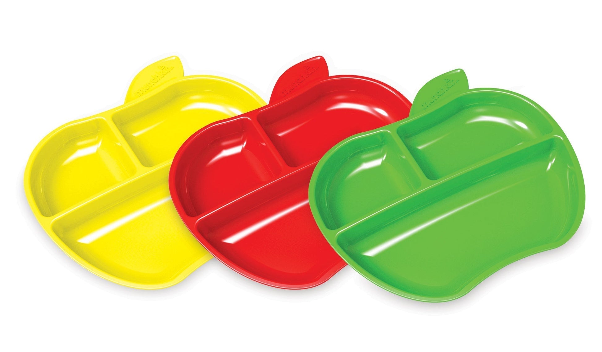 Munchkin Lil Apple Plates 3Pk Baby Products Wholesaler