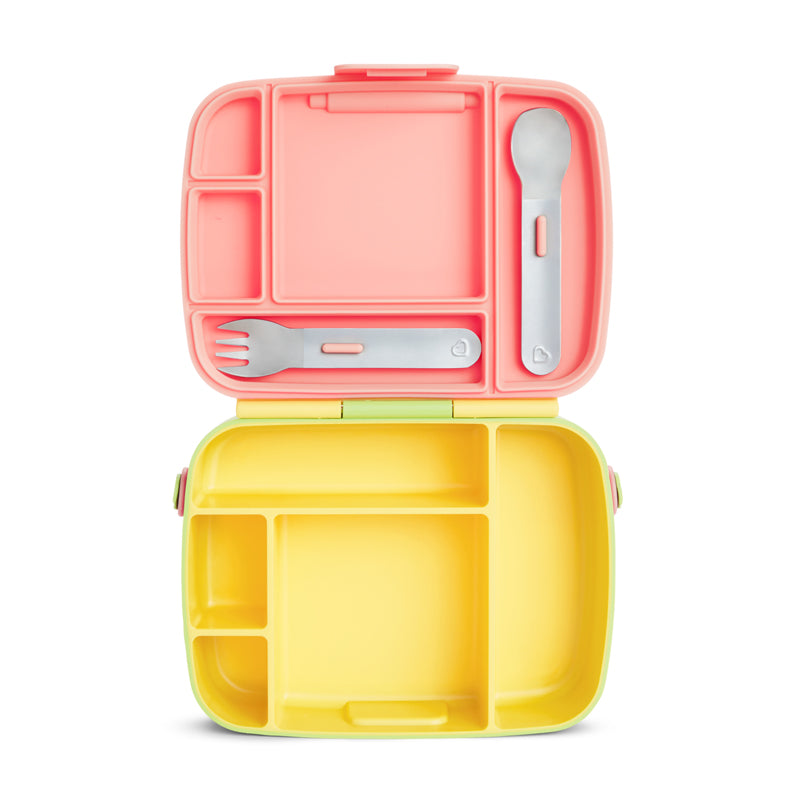 Munchkin Lunch Bento Box With Utensils Pink Baby Products Wholesaler