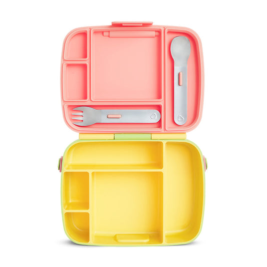 Munchkin Lunch Bento Box With Utensils Pink Baby Products Wholesaler