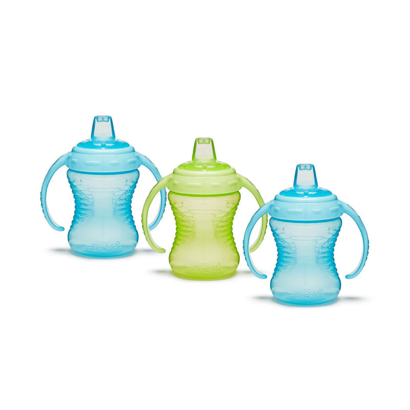 Munchkin Mighty Grip Cup Blue & Green 10Oz 3pk Baby Products Wholesaler