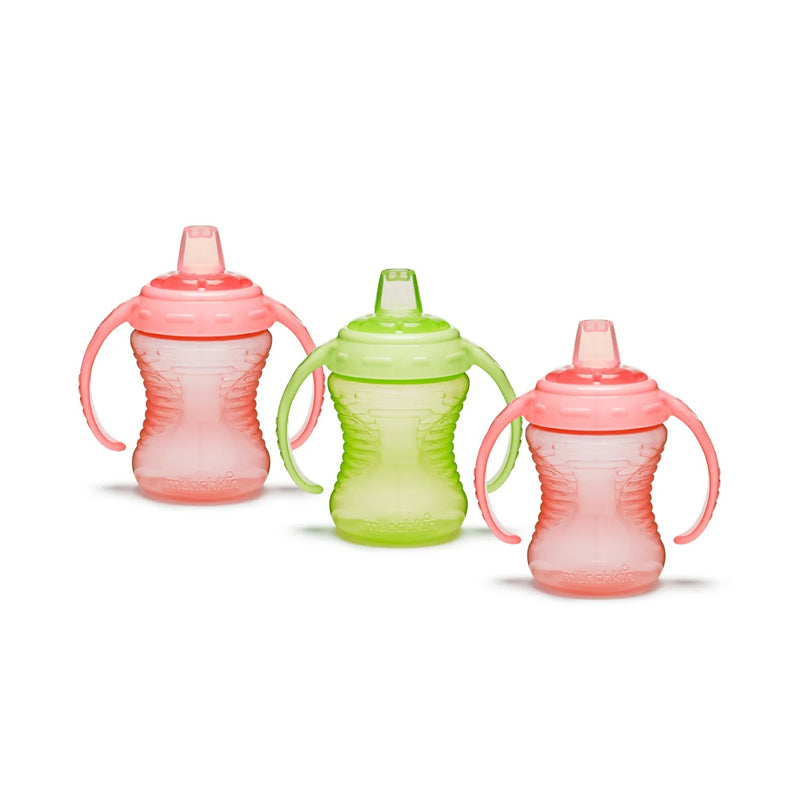 Munchkin Mighty Grip Cup Pink & Green 10Oz 3pk Baby Products Wholesaler