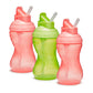 Munchkin Mighty Grip Straw Cup Pink & Green 10Oz 3pk Baby Products Wholesaler