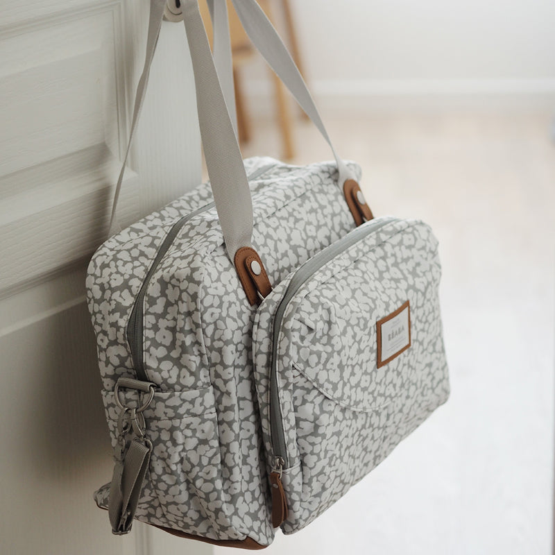 Béaba Geneva II Changing Bag Grey Blossom Baby Products Wholesaler