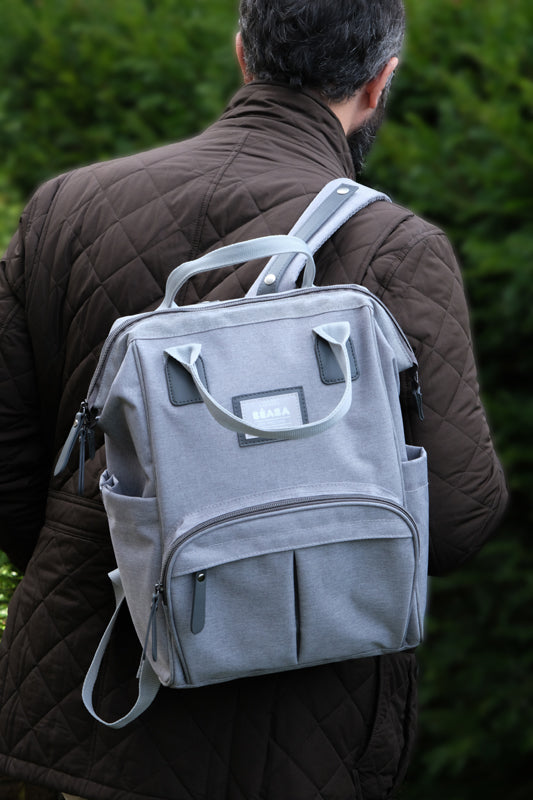 Béaba Wellington Backpack Changing Bag Grey Baby Products Wholesaler