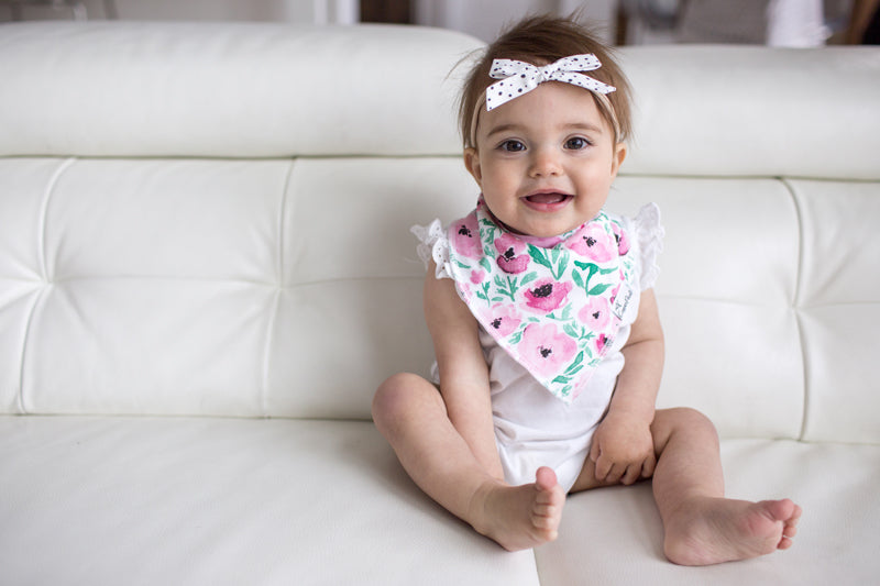 Copper Pearl Bibs Bloom 4Pk Baby Products Wholesaler