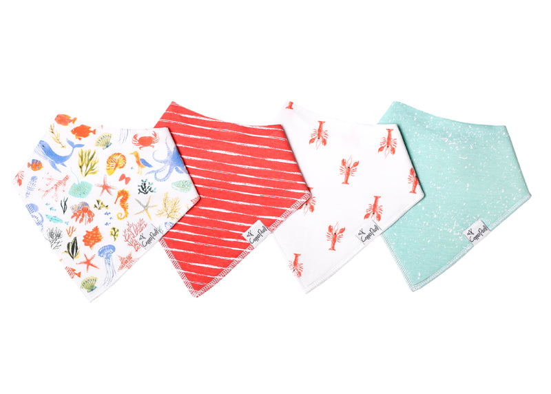 Copper Pearl Bibs Nautical 4Pk Baby Products Wholesaler
