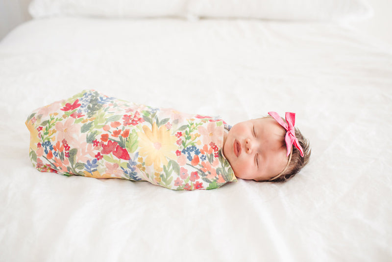 Copper Pearl Knitted Swaddle Blanket Lark Baby Products Wholesaler