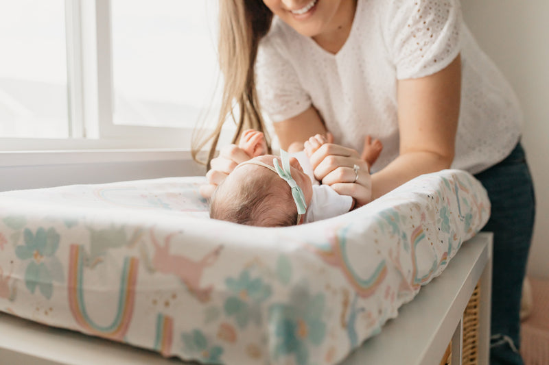 Copper Pearl Nappy Changing Pad COVER Whimsy Baby Products Wholesaler
