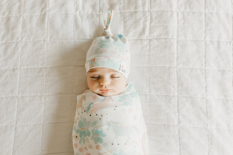 Copper Pearl Top Knot Hat Whimsy 0-4m Baby Products Wholesaler