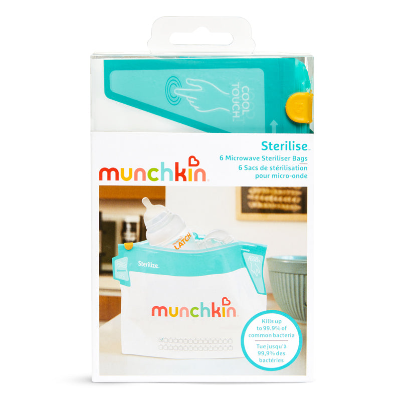 Munchkin Microwave Steriliser Bags 6Pk Baby Products Wholesaler