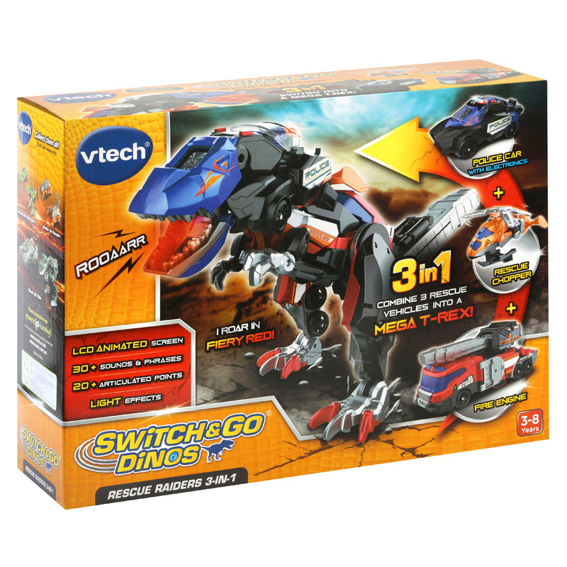 VTech Switch & Go Dinos® Rescue Raiders 3-in-1 Baby Products Wholesaler
