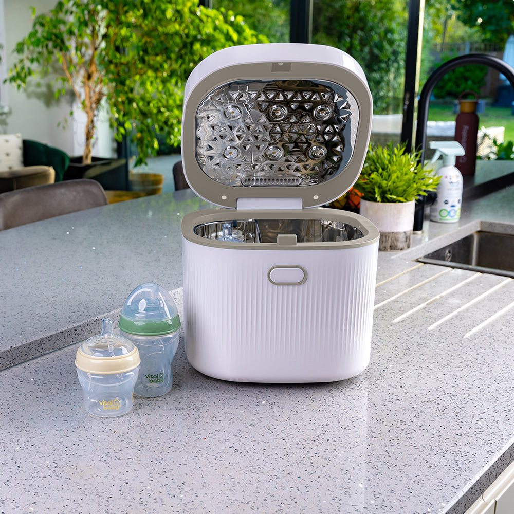 Vital Baby Nurture Advanced Pro UV Steriliser & Dryer Arctic White Baby Products Wholesaler