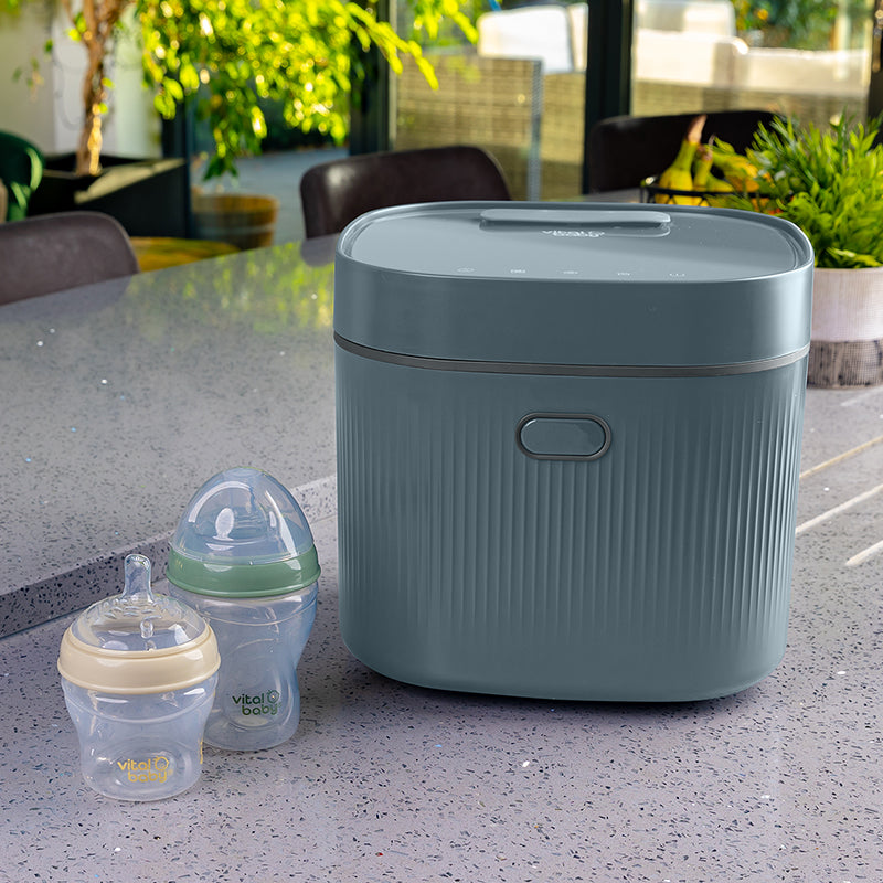 Vital Baby Nurture Advanced Pro UV Steriliser & Dryer Smoky Blue Baby Products Wholesaler