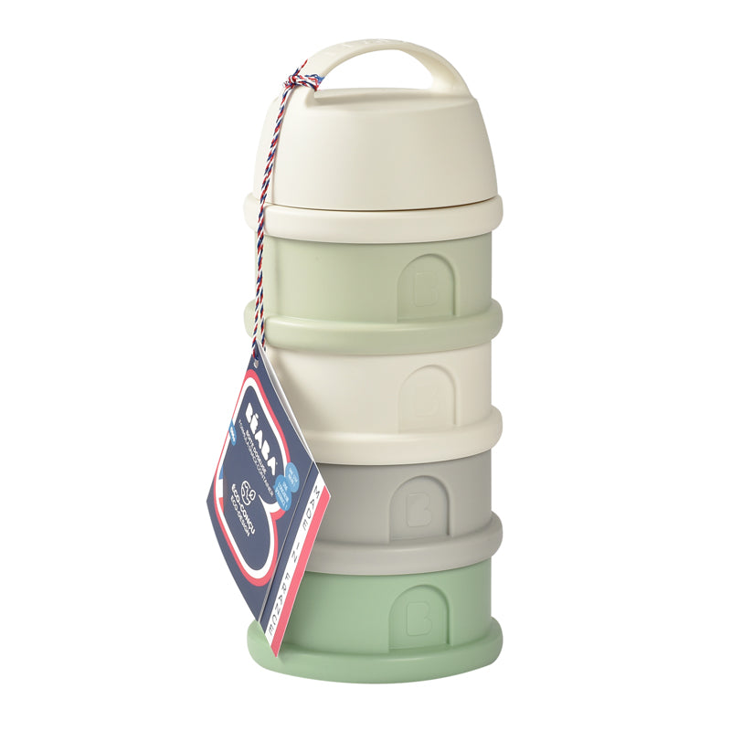 Béaba Snack Storage Stacked Formula Milk Container Grey Baby Products Wholesaler