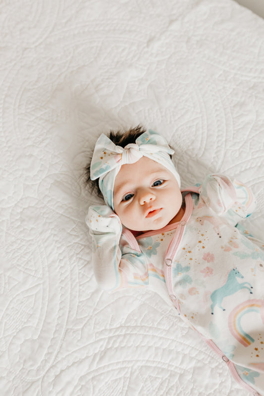 Copper Pearl Knit Headband Whimsy Baby Products Wholesaler