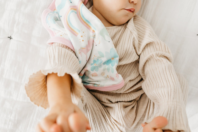 Copper Pearl Lovey 3 Layer Comfort Blanket Whimsy 2Pk Baby Products Wholesaler