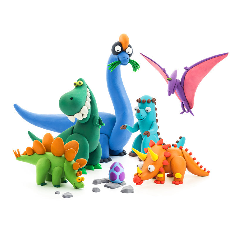 Hey Clay Dinos Large 15 Can Set Baby Products Wholesaler