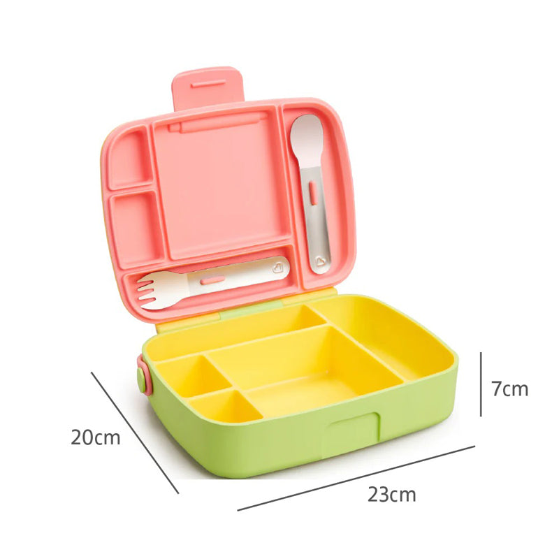 Munchkin Lunch Bento Box With Utensils Pink Baby Products Wholesaler