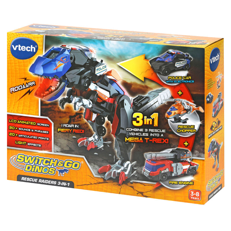 VTech Switch & Go Dinos® Rescue Raiders 3-in-1 Baby Products Wholesaler