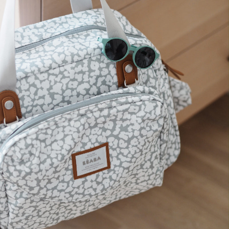 Béaba Geneva II Changing Bag Grey Blossom Baby Products Wholesaler