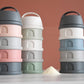 Béaba Snack Storage Stacked Formula Milk Container Grey Baby Products Wholesaler