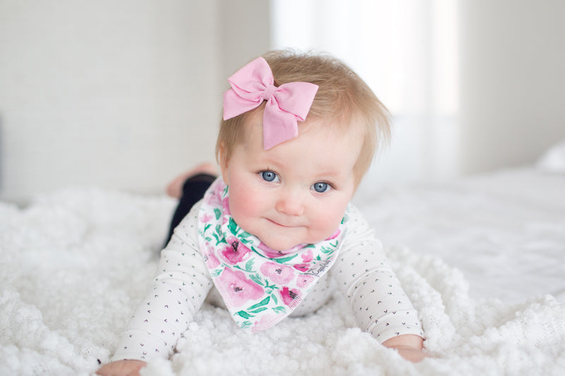 Copper Pearl Bibs Bloom 4Pk Baby Products Wholesaler