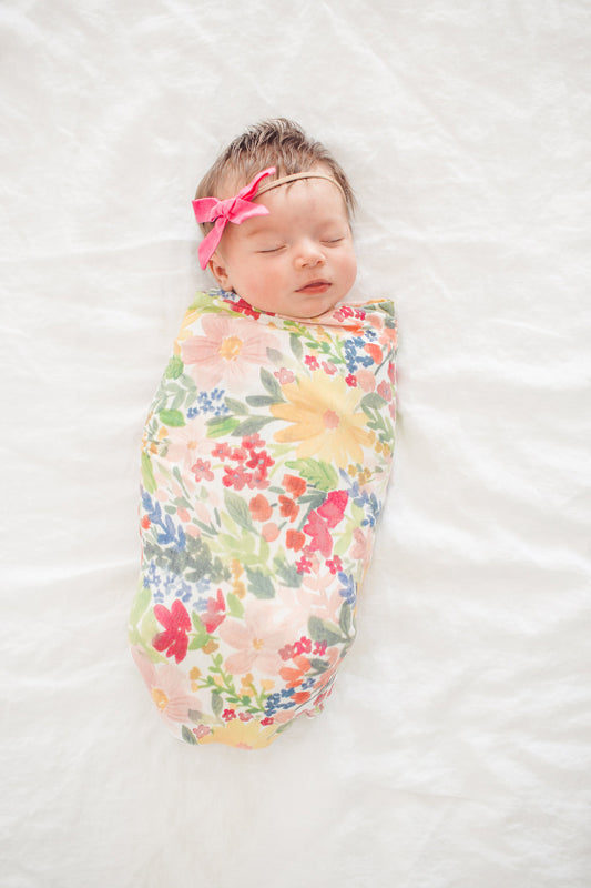Copper Pearl Knitted Swaddle Blanket Lark Baby Products Wholesaler