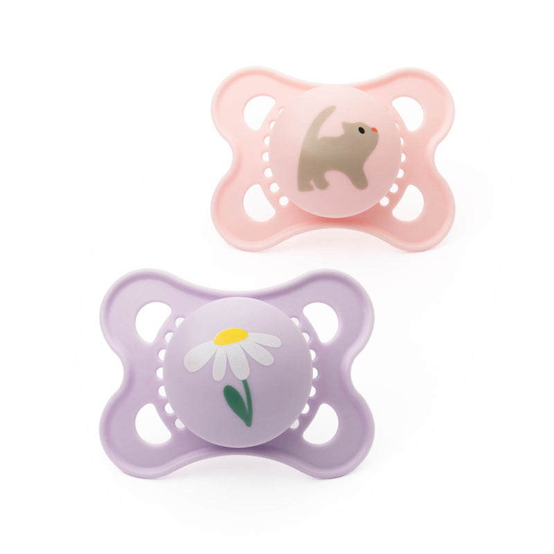 MAM Original Soother Pink Design 0-6m 2Pk Baby Products Wholesaler