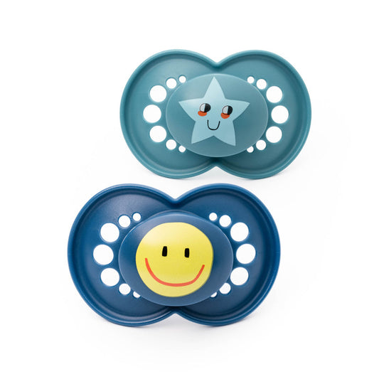 MAM Original Soother Blue Design 6-18m 2Pk Baby Products Wholesaler