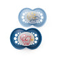 MAM Night Soother Blue 18-36m 2Pk Baby Products Wholesaler