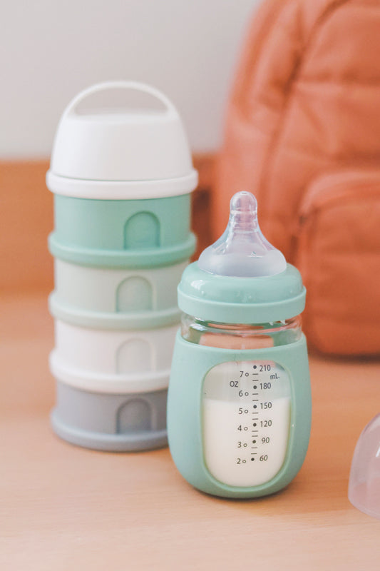 Béaba Snack Storage Stacked Formula Milk Container Grey Baby Products Wholesaler
