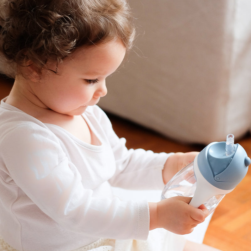 Béaba Tritan Straw Cup Blue 300ml Baby Products Wholesaler