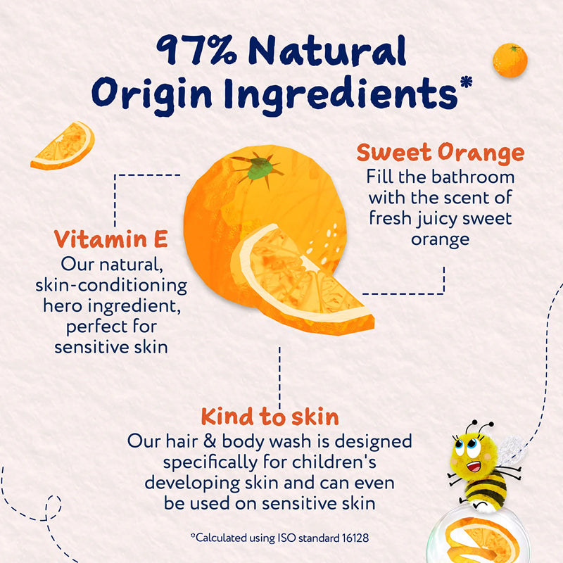 Child's Farm Hair & Bodywash Sweet Orange 500ml Baby Products Wholesaler